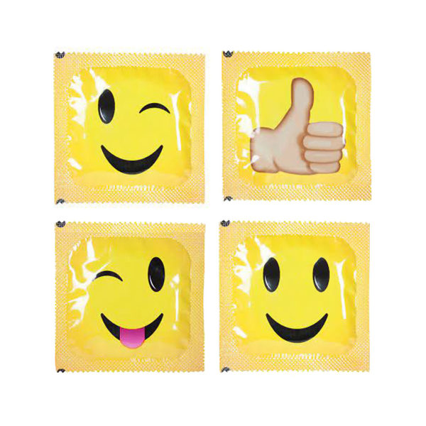 Pasante Smiley: Kondomer, 144-pack Transparent