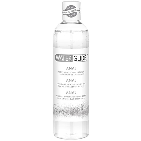 Waterglide: Anal, Lube & Sensation Gel, 300 ml Transparent