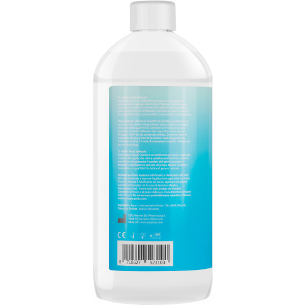 EasyGlide: Waterbased Lubricant, 500 ml Transparent