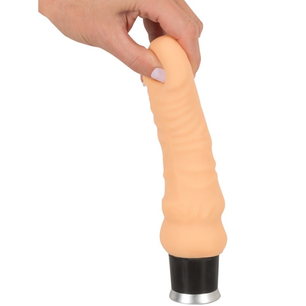 Nature Skin: Real Vibe Dildovibrator Ljus hudfärg