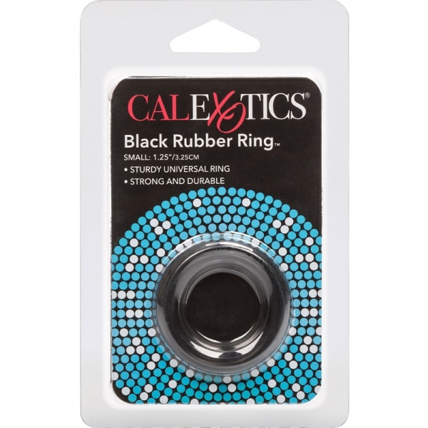 California Exotic: Black Rubber Ring, small Svart