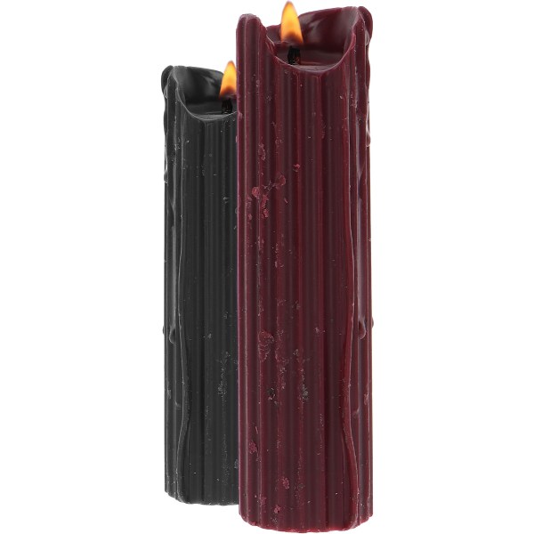 Taboom Luxury: BDSM Drip Candles, 2 st Lila, Svart