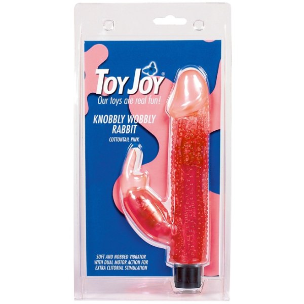 Toy Joy: Knobbly Wobbly Rabbit, pink Rosa