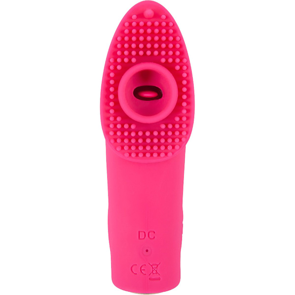 Sweet Smile: Licking and Pulsating Finger Stimulator Rosa