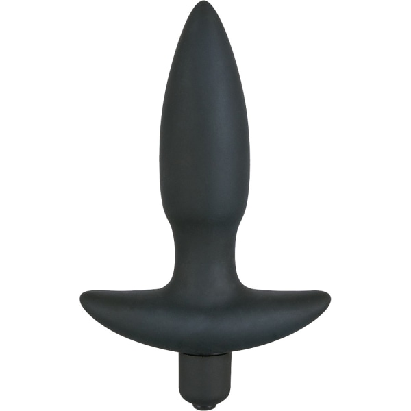 Black Velvets: Vibrating Plug Svart Small