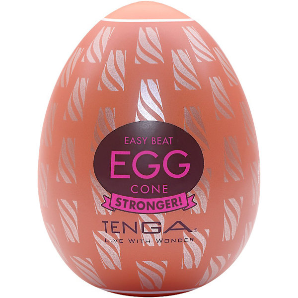 Tenga Egg: Cone Stronger, Runkägg Brun, Vit