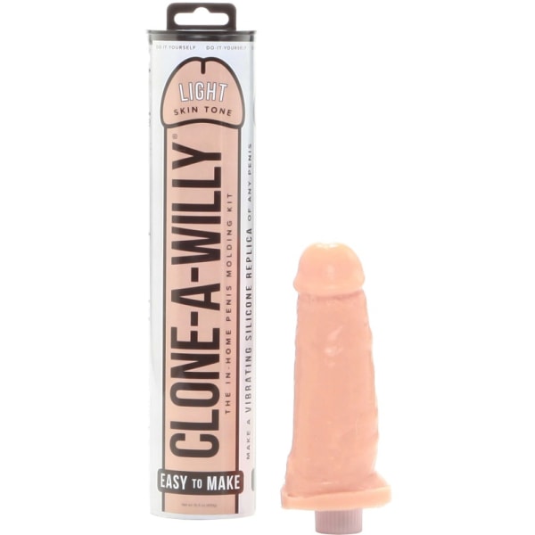 Clone-A-Willy: Vibrating Penis Cast Ljus hudfärg