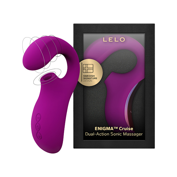 LELO: Enigma Cruise, Dual-Action Sonic Massager, lila Lila
