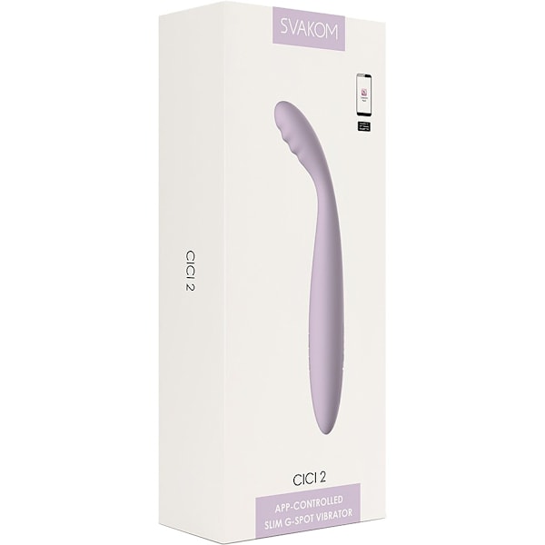 Svakom: Cici 2, App-Controlled Slim G-Spot Vibrator Lila