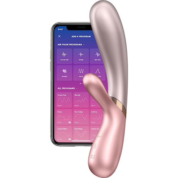 Satisfyer Connect: Hot Lover, Rabbit Vibrator Rosa