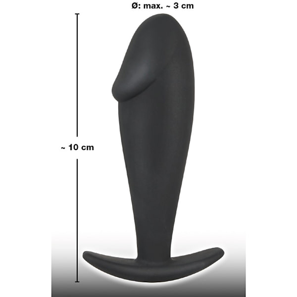 Black Velvets: Silicone Plug Svart