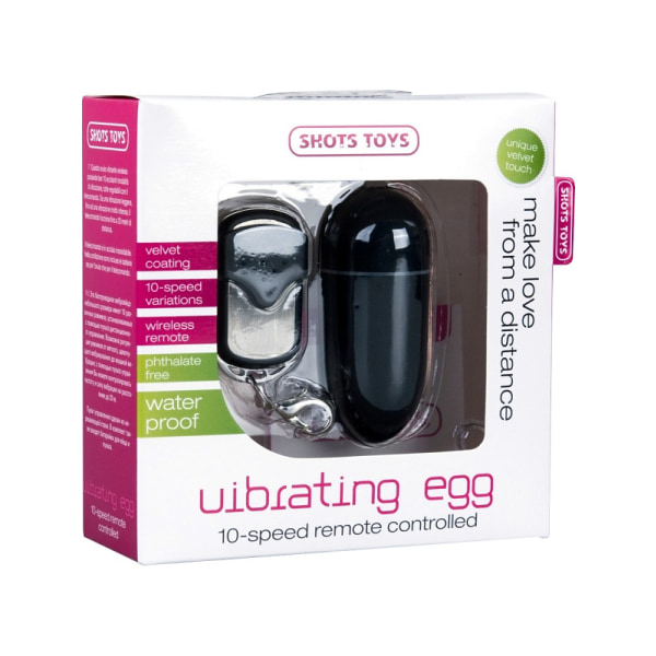 Shots Toys: Wireless Vibrating Egg Svart Large