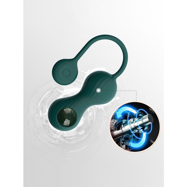 Magic Motion: Crystal Duo, App-Controlled Kegel Vibrator Grön