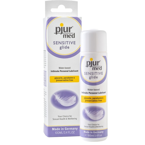 Pjur Med: Sensitive Glide, Water-based Lubricant, 100 ml