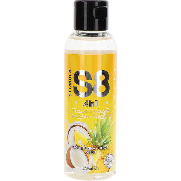 Stimul8: S8 4-in-1 Dessert Lube, Tropical Pina Colada, 125 ml Transparent