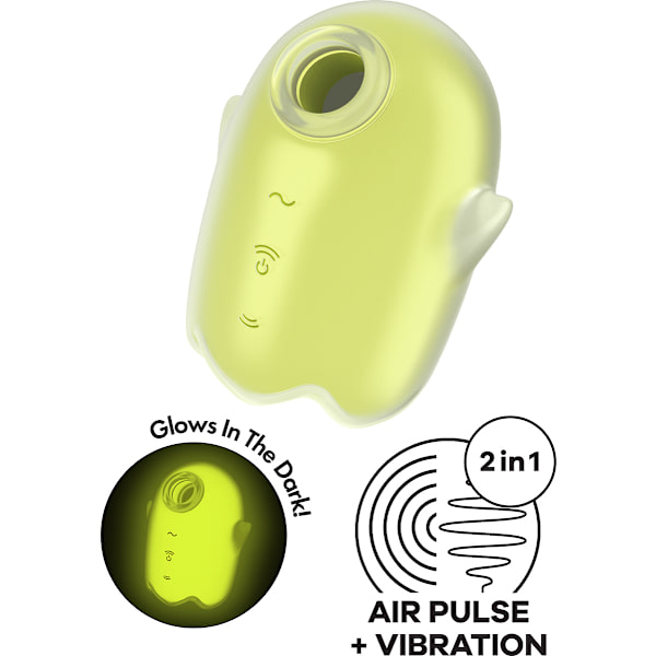 Satisfyer: Glowing Ghost, Double Air Pulse Vibrator Gul