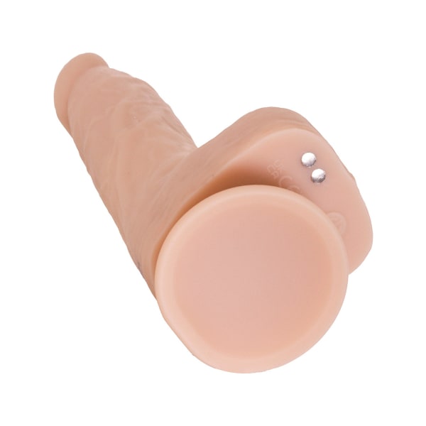 Naked Addiction: Thrusting Dong, 21 cm Ljus hudfärg