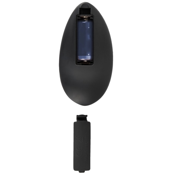 Black Velvets: Remote Controlled Rotating & Vibrating Plug Svart