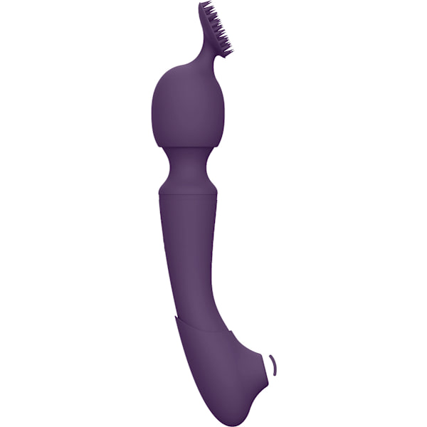 Vive: Nami, Pulse-Wave Wand Vibrator with Clitoral Sleeves Lila