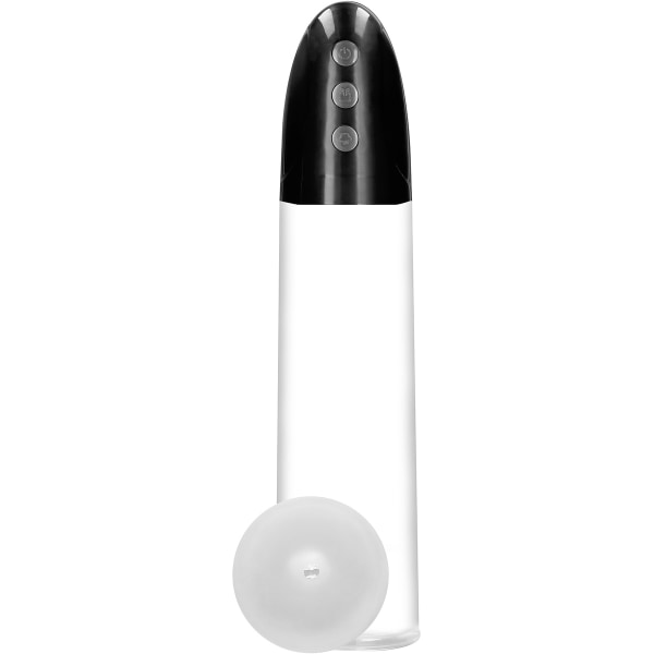 Pumped: Rechargeable Automatic Cyber Pump with Masturbation S... Transparent
