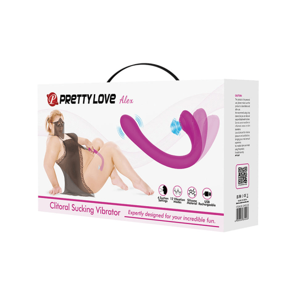 Pretty Love: Alex, Clitoral Sucking Vibrator Rosa