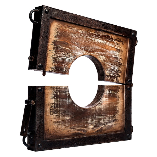 Lodbrock: Neck Restraint Set / Serving Plate Brun