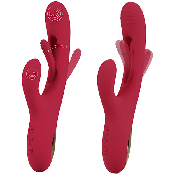 Sweet Smile: Rabbit Vibrator with G-Spot Stimulation Röd