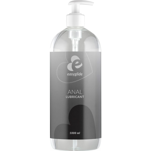 EasyGlide: Anal Waterbased Lubricant, 1000 ml Transparent