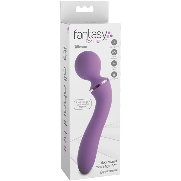 Pipedream: Fantasy for Her, Duo Wand Massage-Her Lila