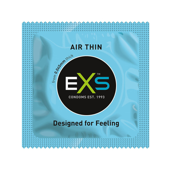 EXS Air Thin: Kondomer, 100-pack Transparent