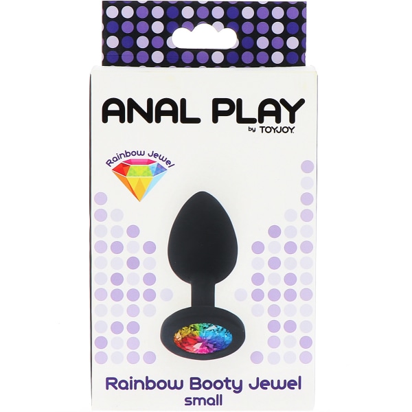 Toy Joy: Rainbow Booty Jewel Svart Small