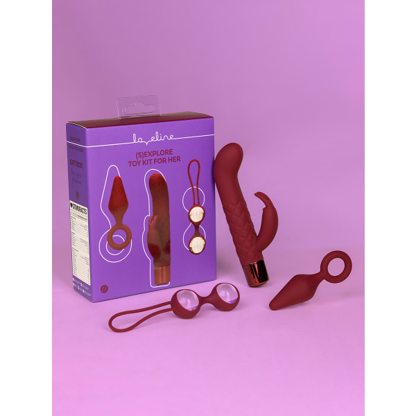 Loveline: Sexplore Toy Kit for Her Röd