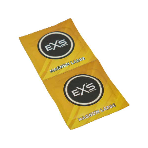 EXS Magnum Large: Kondomer, 48-pack Transparent