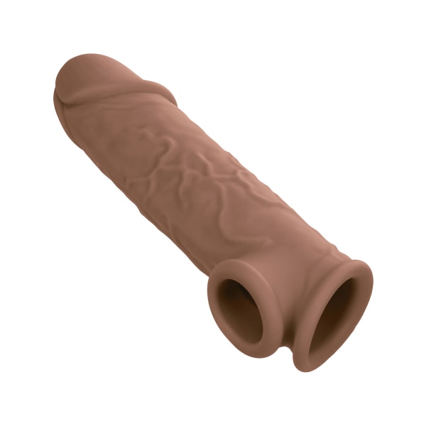 Performance Maxx: Life-Like Extension, 18 cm, mörk Mörk hudfärg