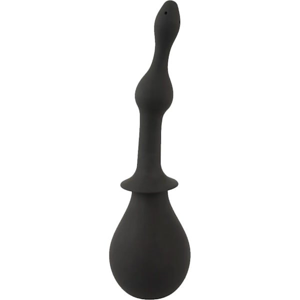Black Velvets: Silicone Douche with 4 Attachments Svart
