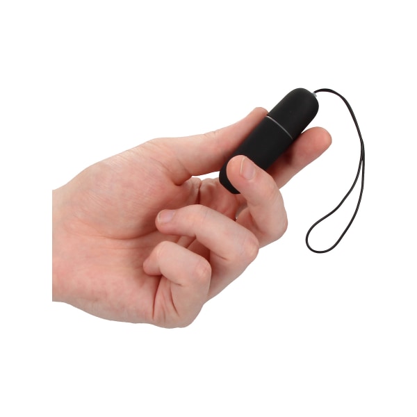 Shots Toys: Vibrating Remote Bullet, svart Svart