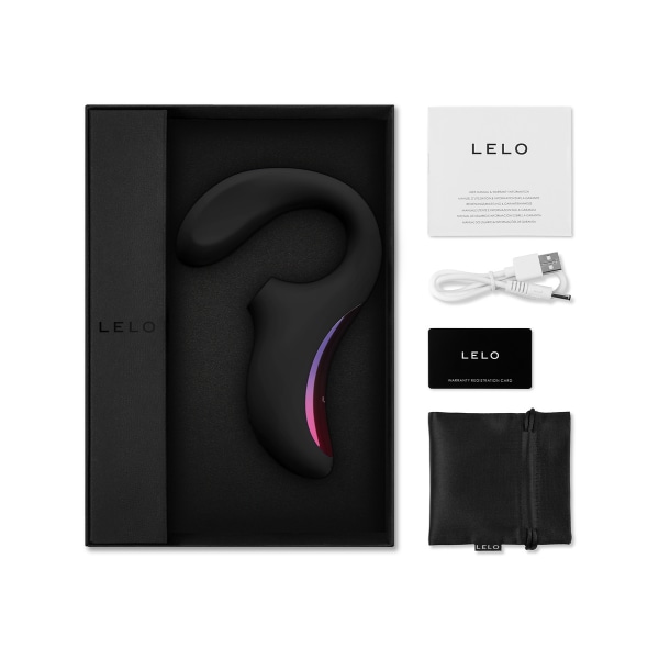 LELO: Enigma, Dual-Action Sonic Massager, svart Svart