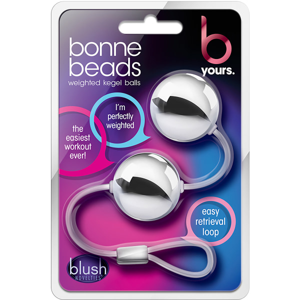 B Yours: Bonne Beads, Weighted Kegel Balls, silver Silver