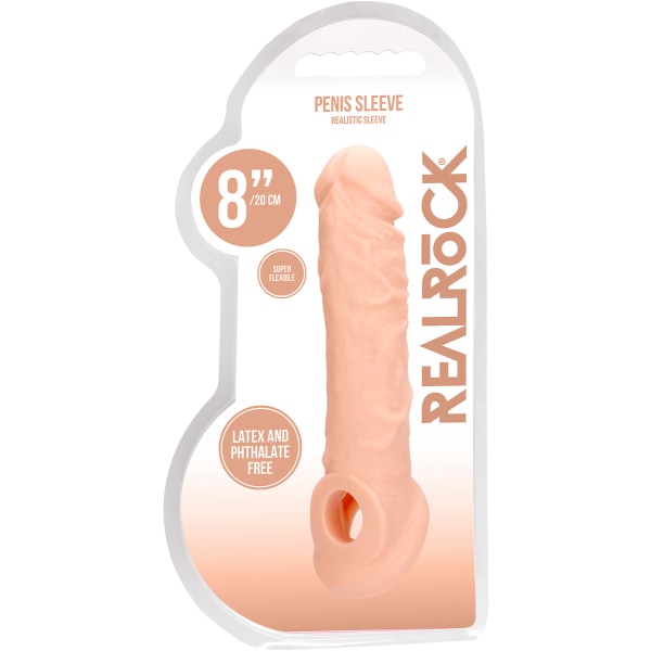 RealRock Skin: Penis Extender Ljus hudfärg 21 cm