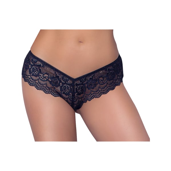 Cottelli Lingerie: Lave Spidstrusser Svart XL