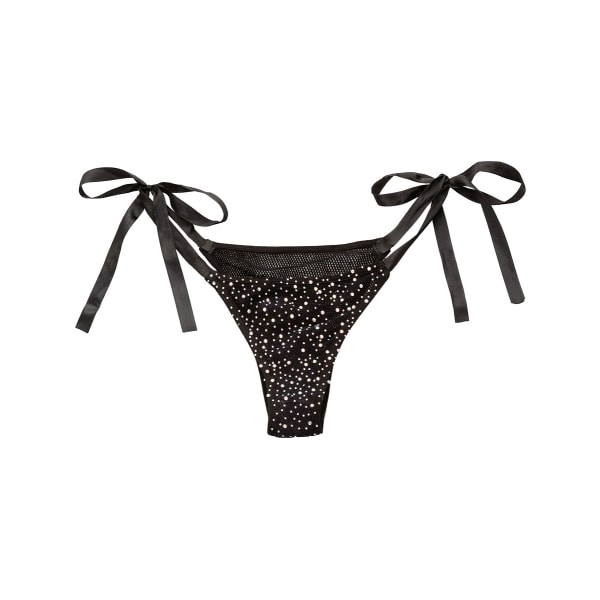 California Exotic: Radiance, Side-Tie Panties, One Size Svart one size