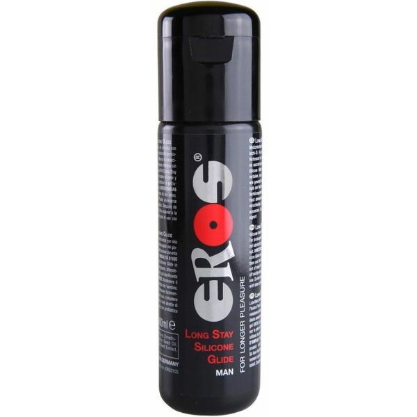Eros Man: Long Stay Silicone Glide, 100 ml Transparent