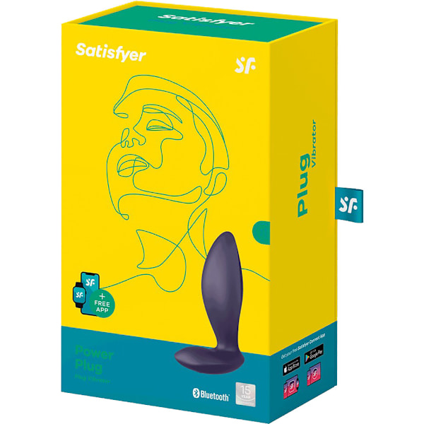 Satisfyer Connect: Power Plug, Plug Vibrator, lila Lila