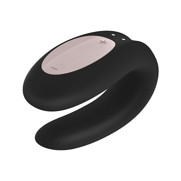 Satisfyer Connect: Double Joy, Partner Vibrator Svart