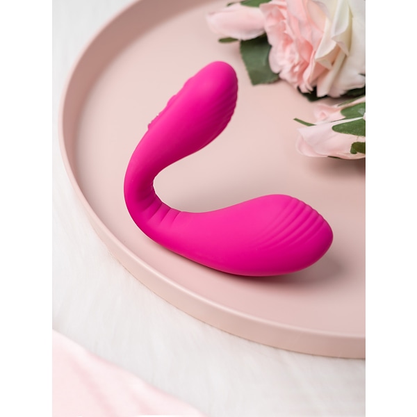 Lovense: Dolce, Bluetooth Adjustable Dual Vibrator Rosa