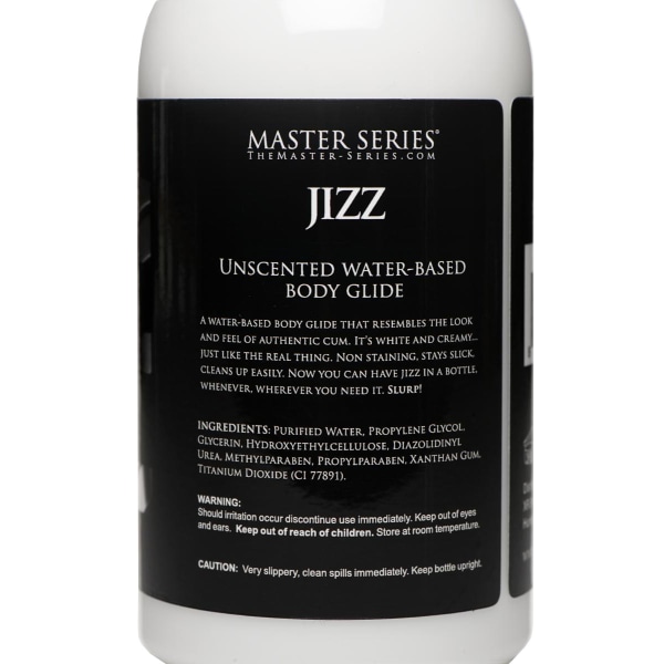 XR Master Series: Jizz, White Water-Based Body Glide, 488 ml Vit