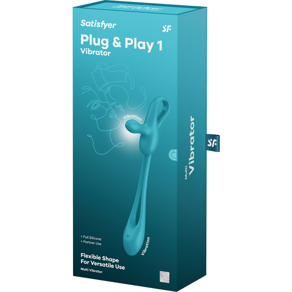 Satisfyer: Plug & Play 1, Multi Vibrator Turkos