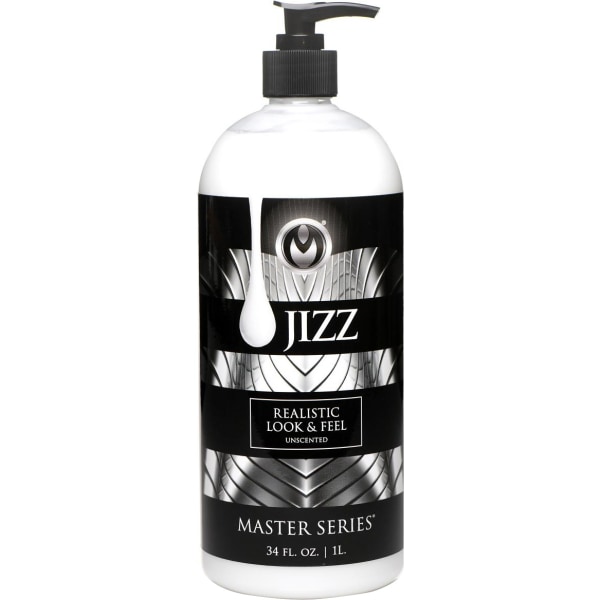 XR Master Series: Jizz, White Water-Based Body Glide, 1000 ml Vit
