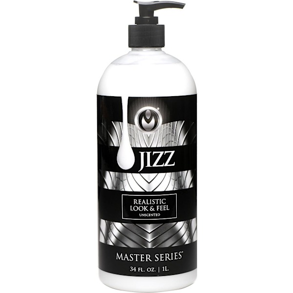 XR Master Series: Jizz, White Water-Based Body Glide, 1000 ml Vit