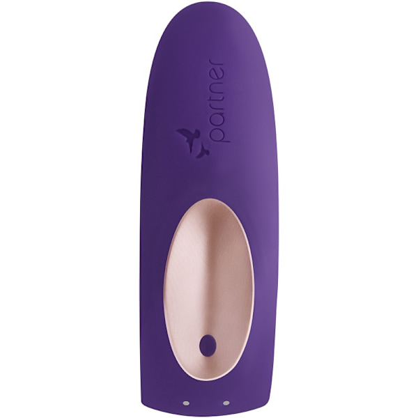 Satisfyer: Double Plus Remote, Partner Vibrator Lila